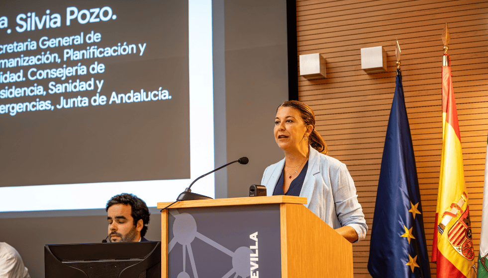 Silvia Pozo, de la Junta de Andalucía, clausura la presentación de Glucube